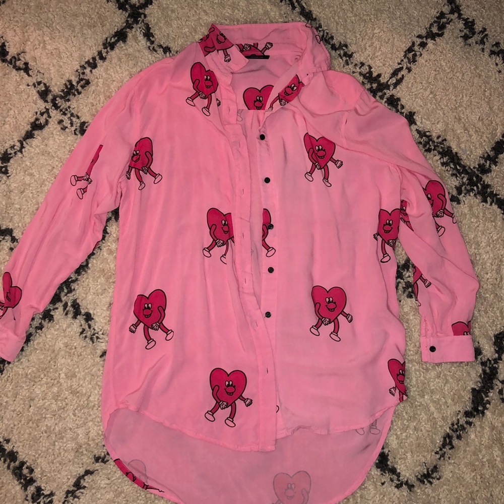VALENTINES DAY Lazy Oaf Button Up